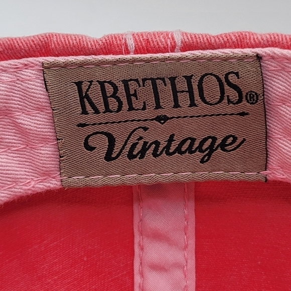 Distressed Pink Statement Ball Cap "SIP Happens" - Picture 8 of 8